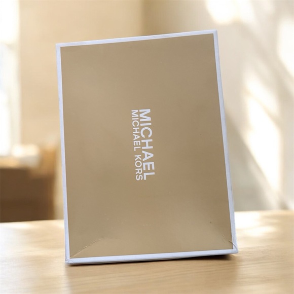 Michael Kors Kids Glitter Strap Sneakers - White and Gold - Picture 4 of 8